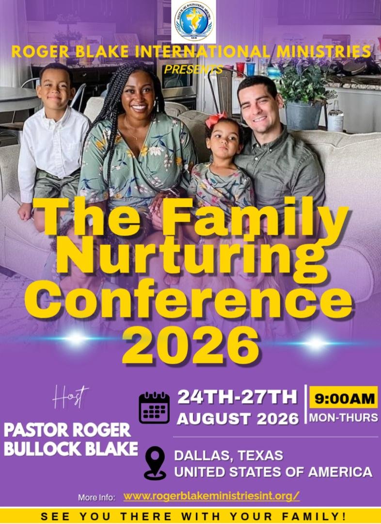 Family Nurturing Conference 2026 Flyer – Purple Theme